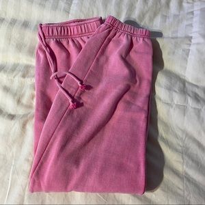 Pacsun pink sweatpants